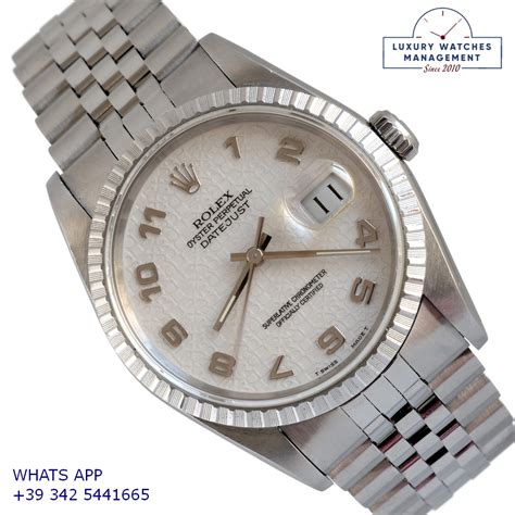 Rolex Datejust 36mm 16220 Jubilee Steel YEAR 1991 